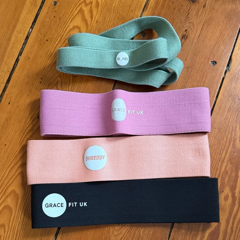 Grace Fit UK, Shreddy, B_ND Resistance Band Set - easy to hard